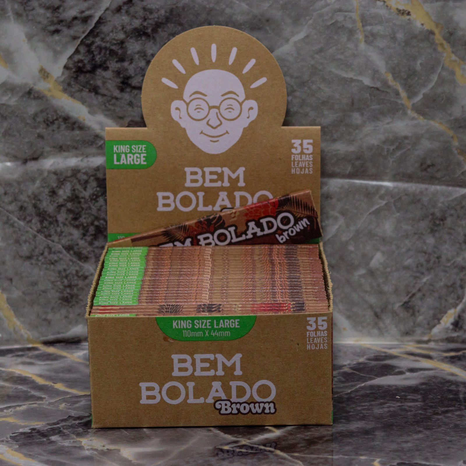 Seda Bem Bolado King Size Large Brown