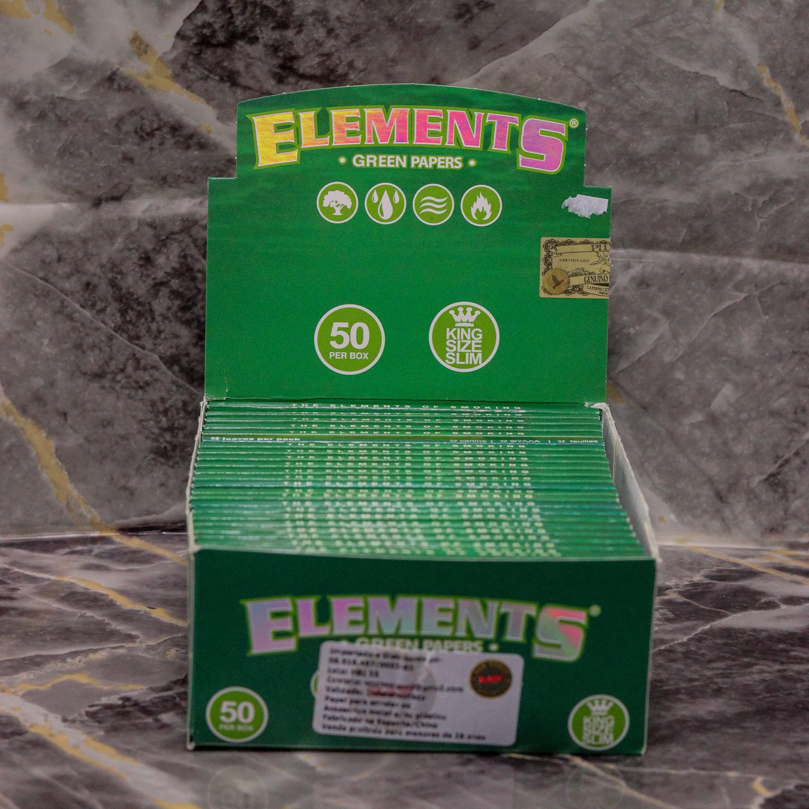 Elements Green (Caixa com 50 Unidades)