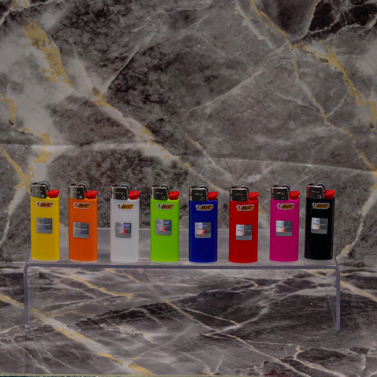 Isqueiro Bic Mini (Cartela 12 Unidades)