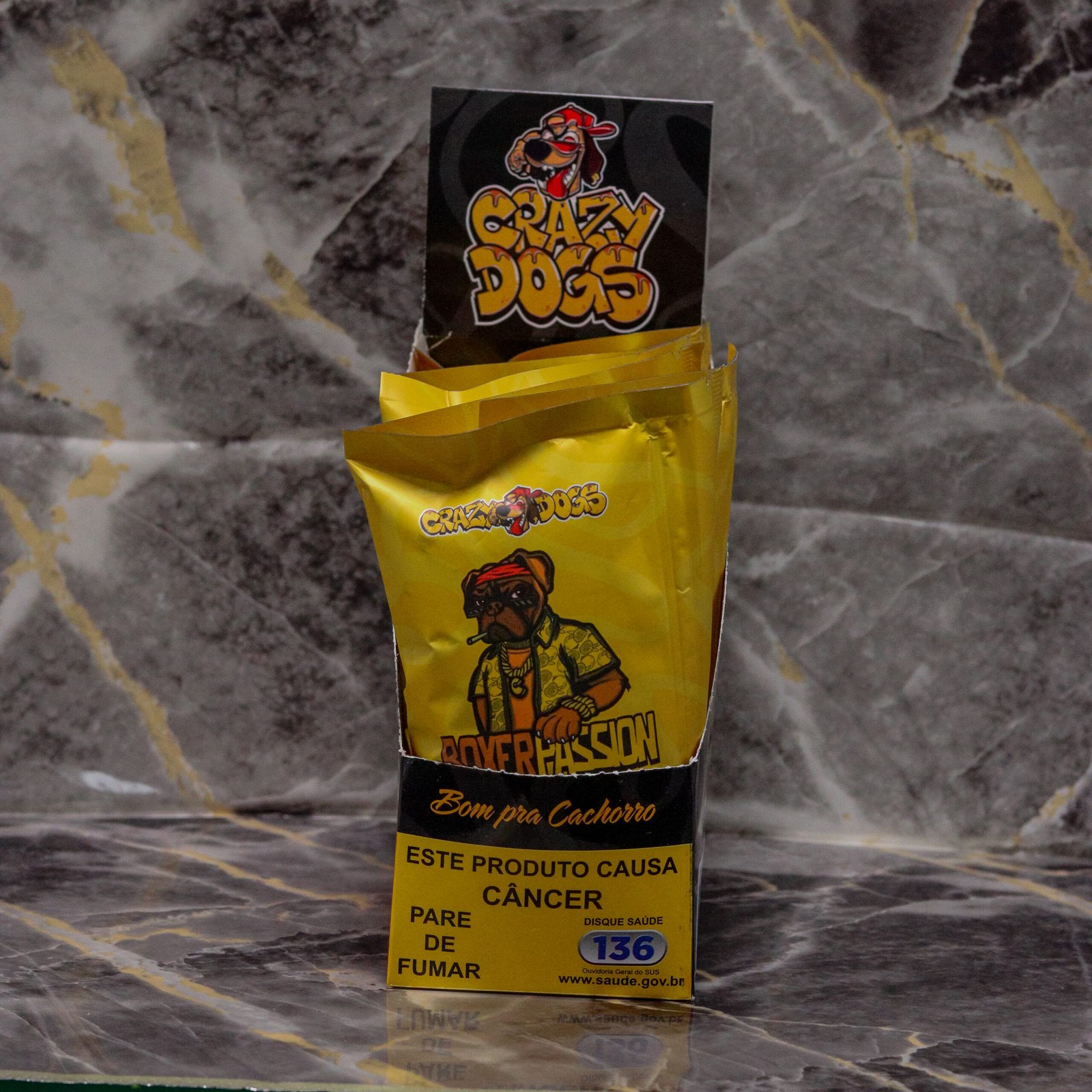 Tabaco Crazy Dog Boxer Passion – Caixa Fechada com 5 Unidades