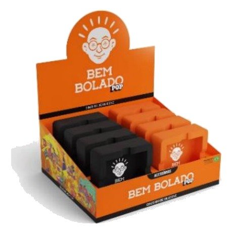 Cinzeiro Bem Bolado POP Silicone — Display com 8 unidades
