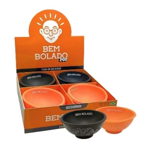 Cuia Bem Bolado POP Silicone Média — Display com 8 unidades