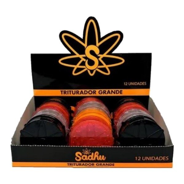 Dichavador Sadhu Policarbonato Gde. — Display com 12 unidades