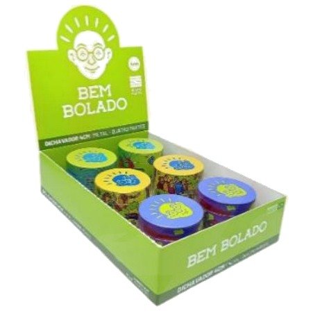 Dichavador Bem Bolado Metal 4 Partes 4cm — Display com 6 unidades