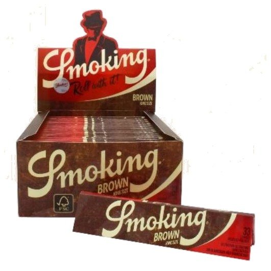 Seda Smoking Brown King Size — Display 50 unidades