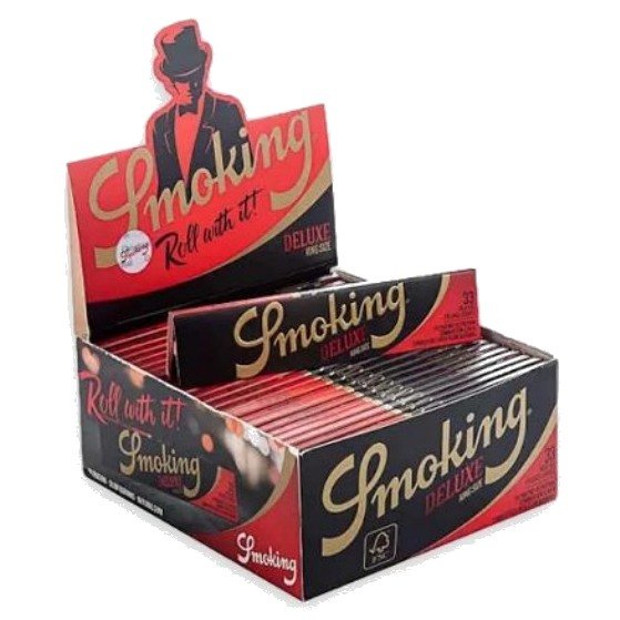 Seda Smoking Preta King Size — Display 50 unidades
