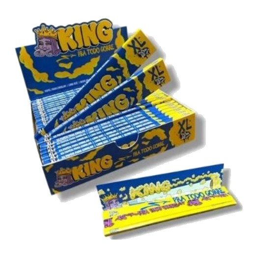 Seda King Long Branca — Display com 25 unidades