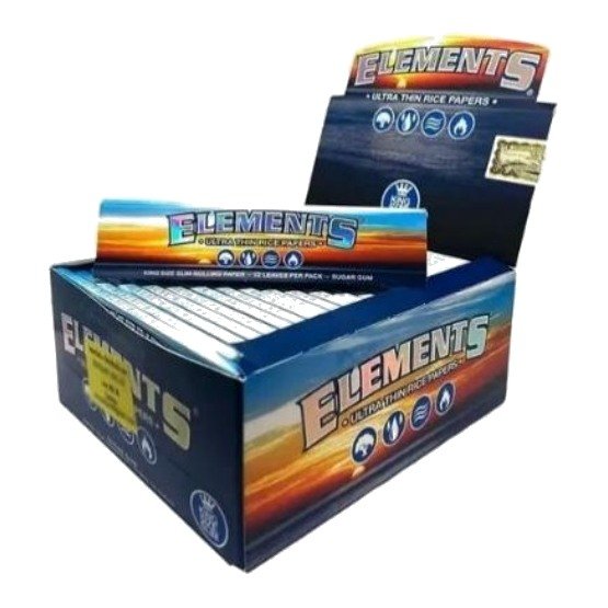Seda Elements King Size Slim — Display com 50 unidades