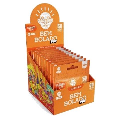 Filtro Bem Bolado POP Clássico Slim — Display com 10 unidades