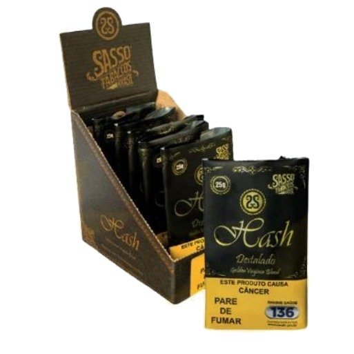 Tabaco Hash 25g — Display com 10 unidades