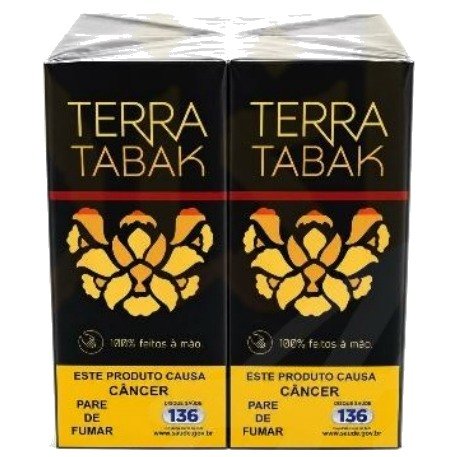 Tabaco bolado Terra Tabak Brown — Display com 10 unidades
