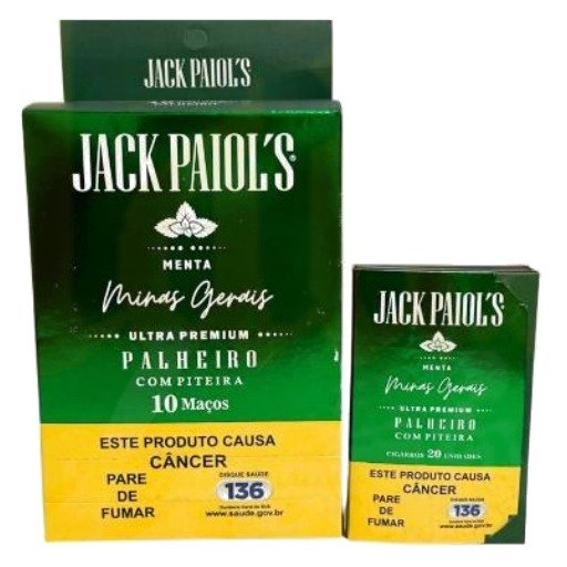 Jack Paiol’s com Piteira Menta — Display com 10 Carteiras