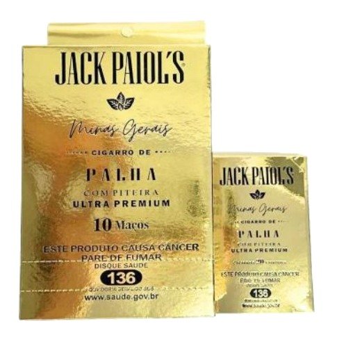 Jack Paiol’s com Piteira Ultra Premium — Display com 10 Carteiras