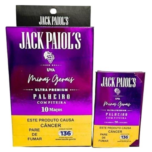 Jack Paiol’s com Piteira Uva — Display com 10 Carteiras