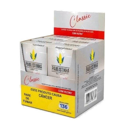 Paulistinha Classic – Com Filtro — Display com 10 Carteiras